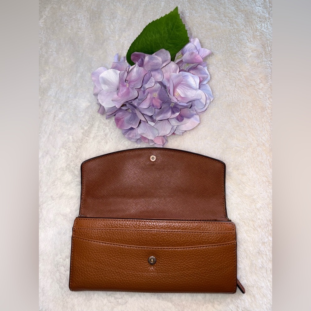 Michael Kors Brown Leather Wallet - Picture 2 of 11